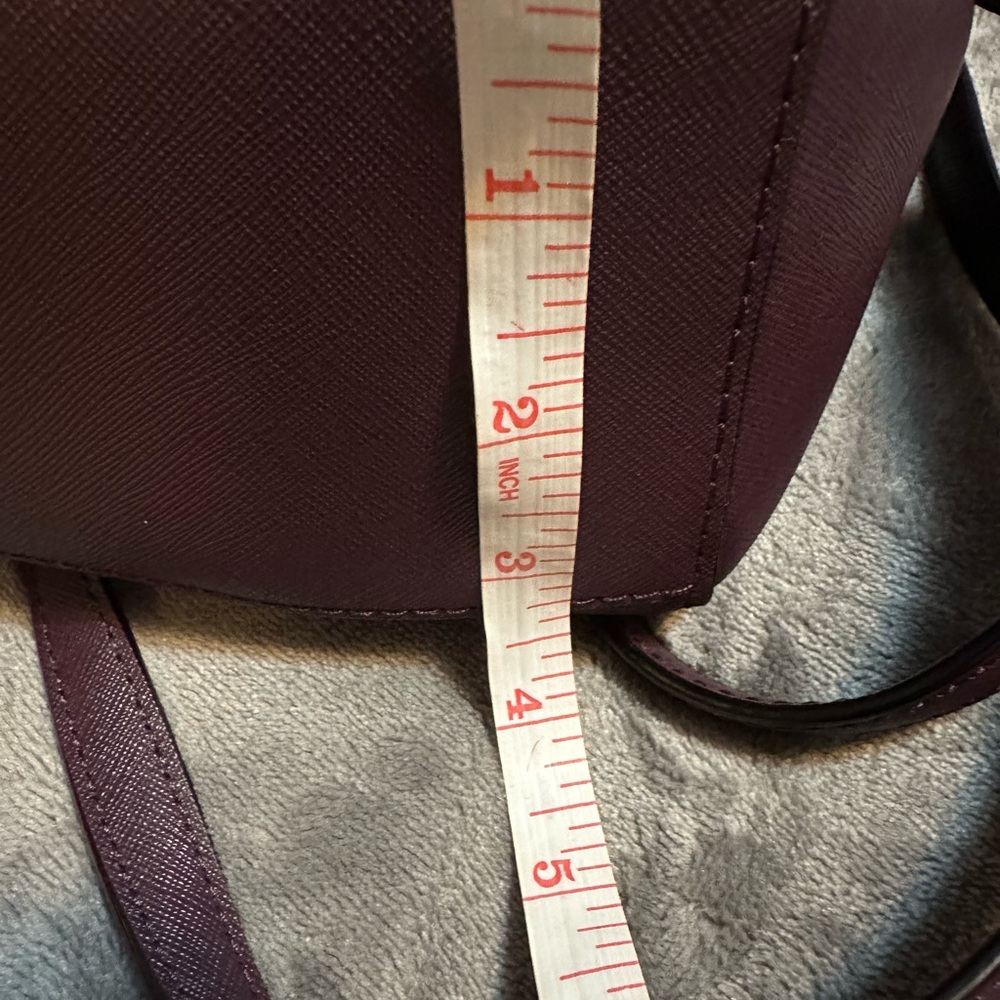 Purple Leather Women's Bag Set - Picture 4 of 5